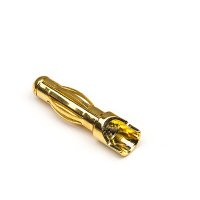 Male Gold Plated Connector (Bullet Connectors) - 3.5mm