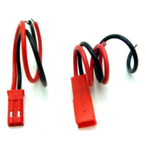 24 AWG Silicone Cord 15CM 4 Pin JST SMP & SMR Wire Connector for RC Lipo Battery / LED Lights Male & Female RAYSUN 10 Pairs 