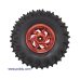 Pololu 1555/1557 Dagu Wild Thumper Wheel 120x60mm Pair with 4mm Shaft Adapters