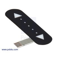 Pololu 2729 Force-Sensing Linear Potentiometer: 1.4 inch × 0.4 inch Strip