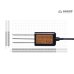Industrial Soil Moisture and Temperature and EC Sensor MODBUS-RTU RS485, with waterproof aviation connector