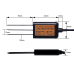 Industrial Soil Moisture and Temperature and EC Sensor MODBUS-RTU RS485 (S-Soil MTEC-02A)