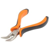 Long Bent / Needle Nose Pliers Hand Cutting Tool - 4.5 inch