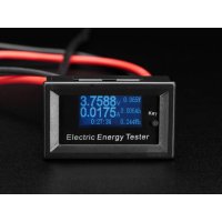 Adafruit 3624 Mini Power Meter with Voltage, Current, Watts, mAh and mWh Display