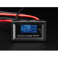 Adafruit 3624 Mini Power Meter with Voltage, Current, Watts, mAh and mWh Display