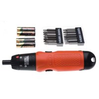 Cordless Screw Driver Kit - Black and Decker A7073