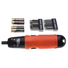 Cordless Screw Driver Kit - Black and Decker A7073