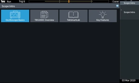 TBS1000C Series Oscilloscope Datasheet